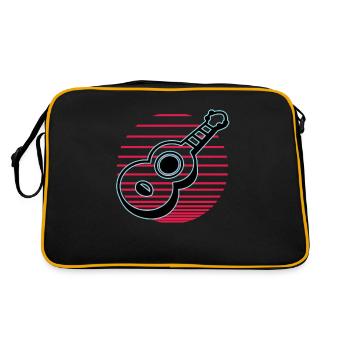 Ukuleles Vitage - Retro Bag - black/gold - Back