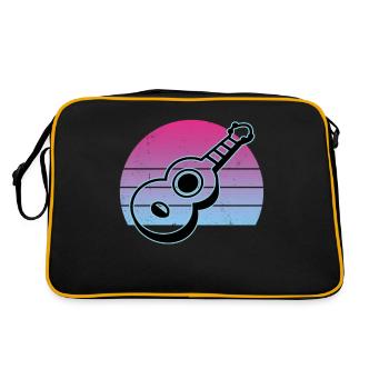 Ukuleles Vitage - Retro Bag - black/gold - Back