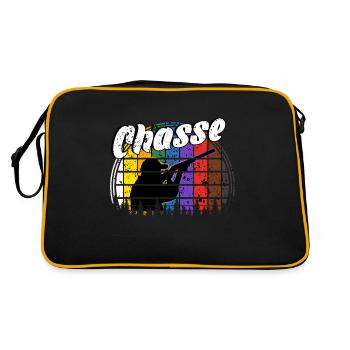 Chasse chasse - Sac Retro - noir/or - Dos