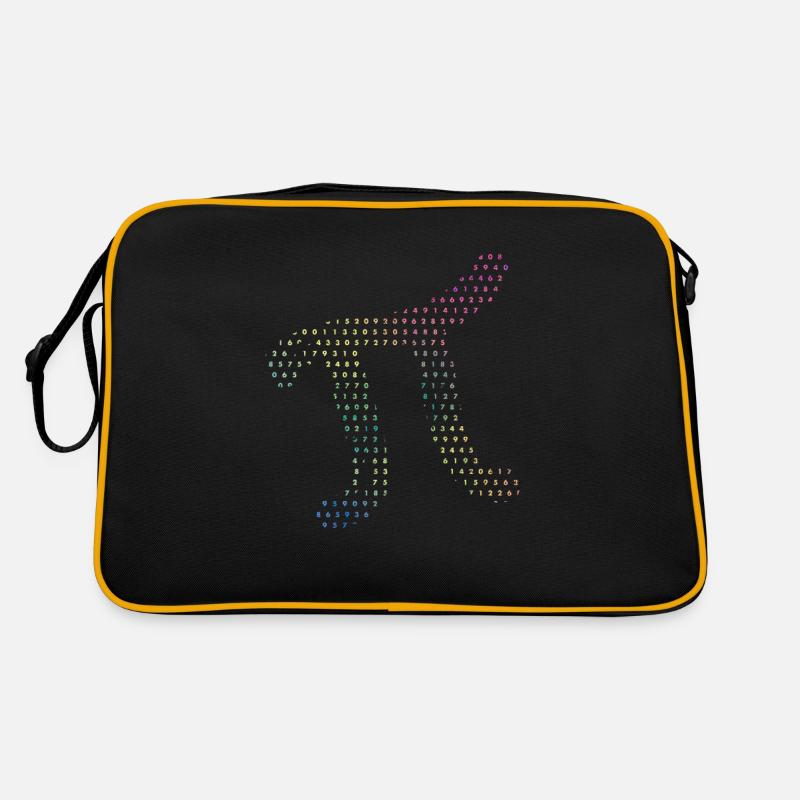 Chiffres de Pi dans les numéros de code source Pi Jour 3.14159 Sac Retro
