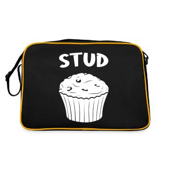 Simple and Cute Stud Muffi - Retro Bag - black/gold - Back