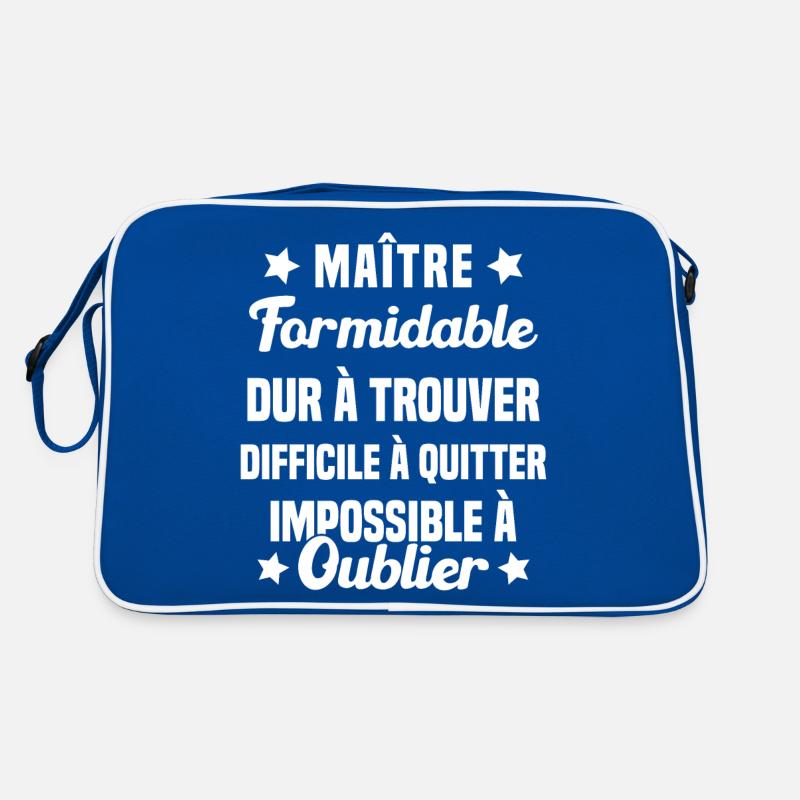 Maître Formidable Idée Cadeau Maître D'école Sac Retro