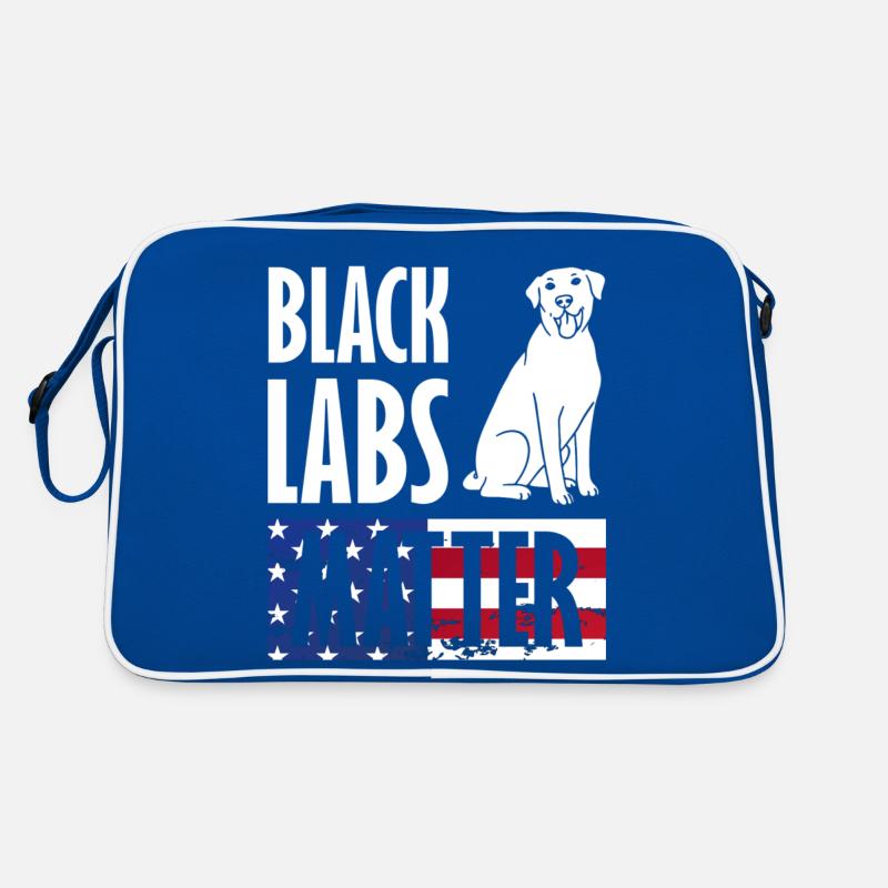 Black Labs Matter July 4 Dog Lovers Retro Bag