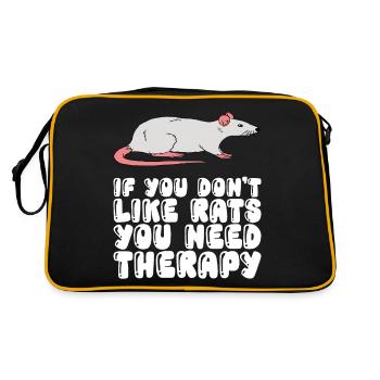 Thérapie par les rats - Sac Retro - noir/or - Dos