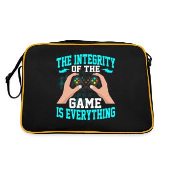 The Game Needs Me - Retro Bag - black/gold - Back