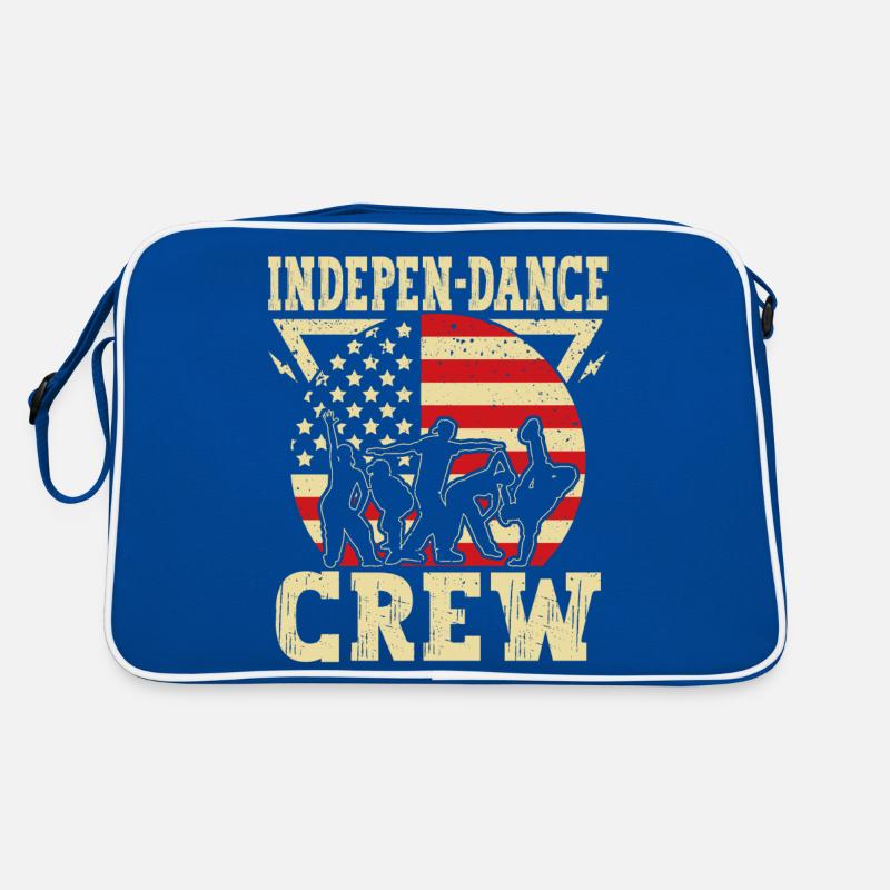 Indepen-dance Crew 4. Juli Independence Day Tänzer Retro Tasche
