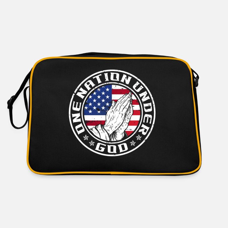 Une nation sous Dieu prie pour Sac Retro