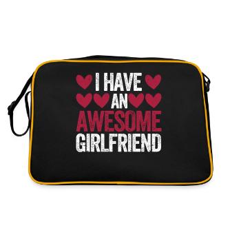J’ai un grand ami Couples mignons sur - Sac Retro - noir/or - Dos