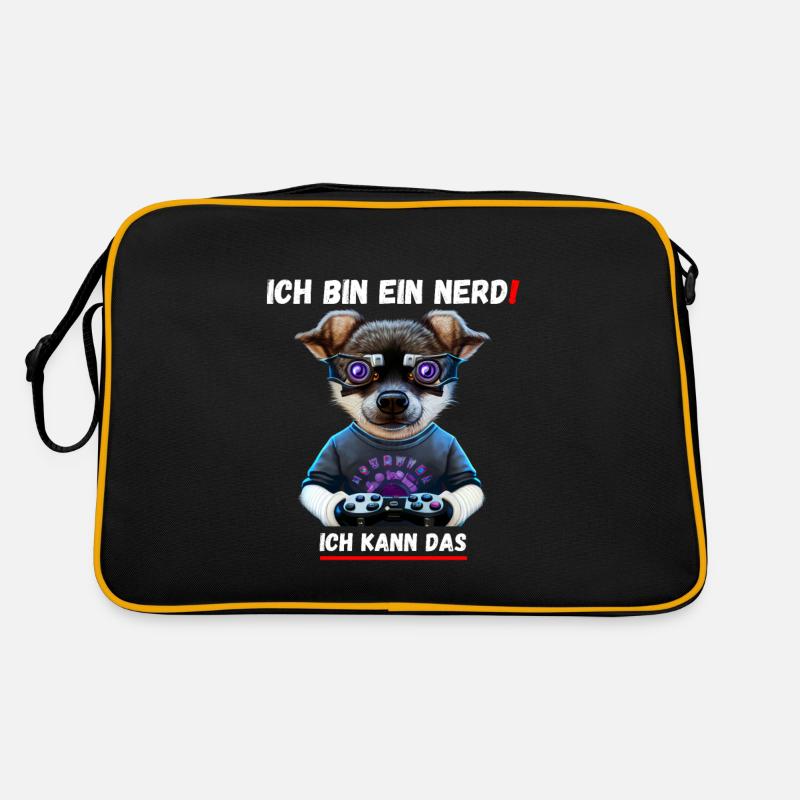 Ich bin ein Nerd - Ich kann das Retro Tasche