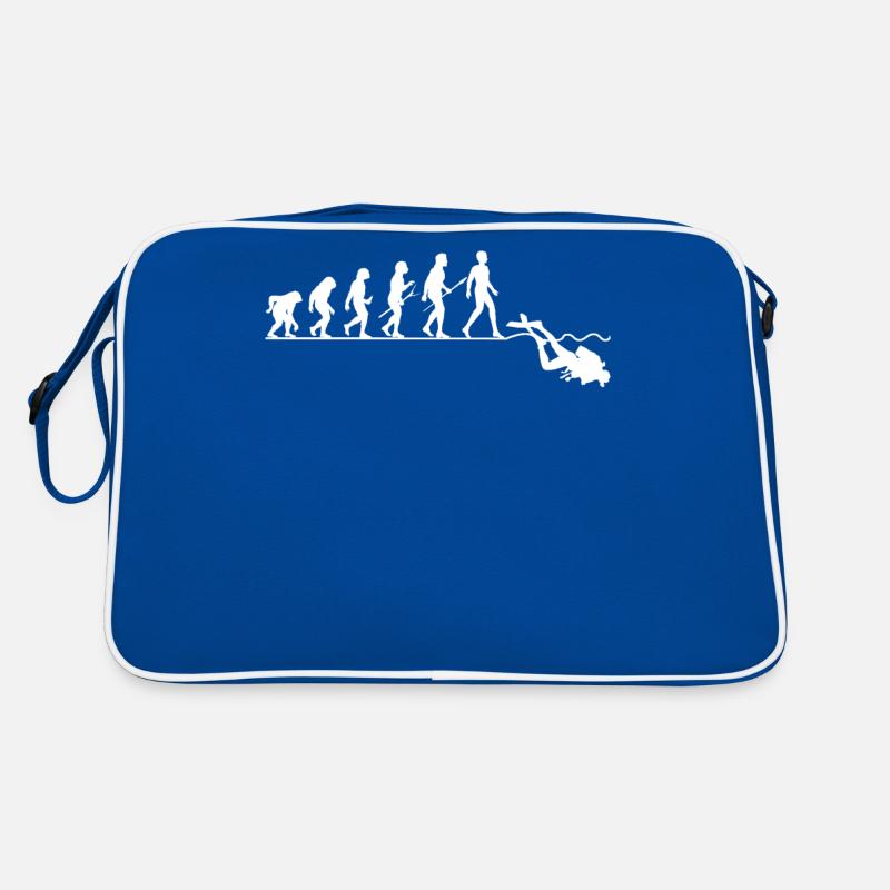 Tauchen Evolution Taucher Lustig Geschenk Retro Tasche
