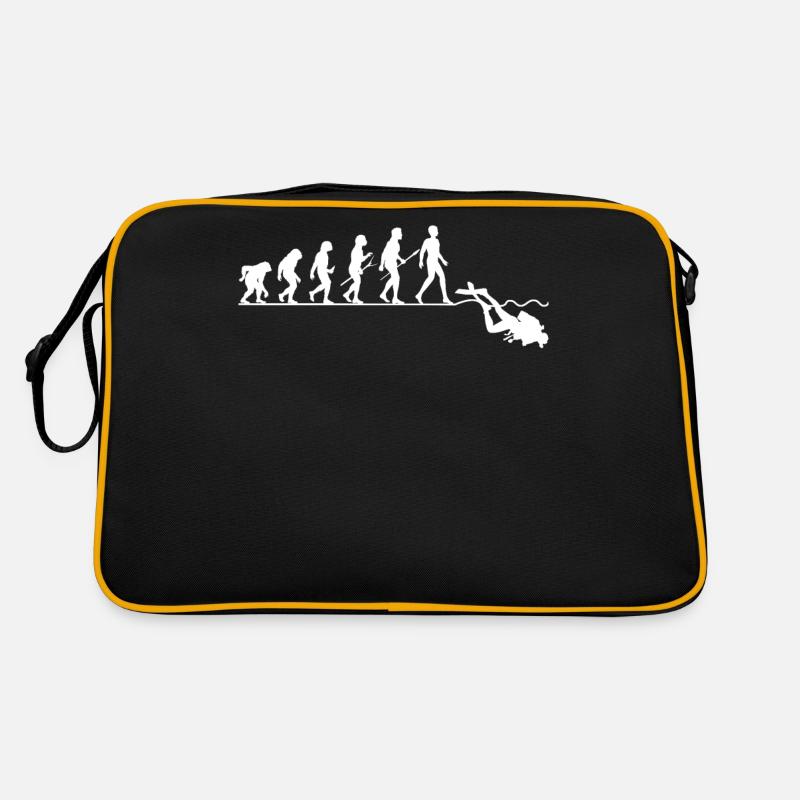 Cadeau amusant de plongeur Diving Evolution Diver Sac Retro
