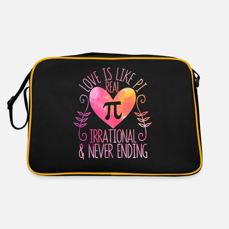 L’amour est comme le du professeur de mathématiques Pi Day Sac Retro