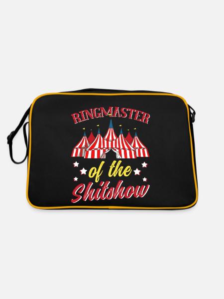Circus Party Accessories - Ringmaster of Shit - Retro Bag - black/gold - Back