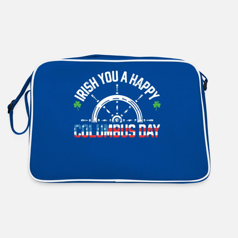 Irlandais Vous Un joyeux Columbus Day Trèfle vert Sac Retro