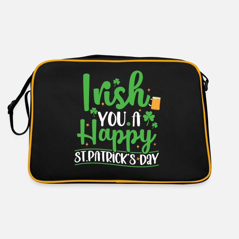 Irlandais Vous Un joyeux vert de la Saint-Patrick Sac Retro