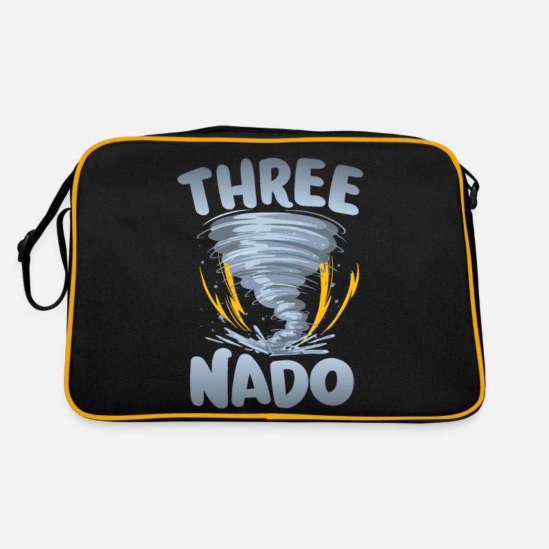 Three Cyclone Warning 3rd birthday | Tornado Retro Bag