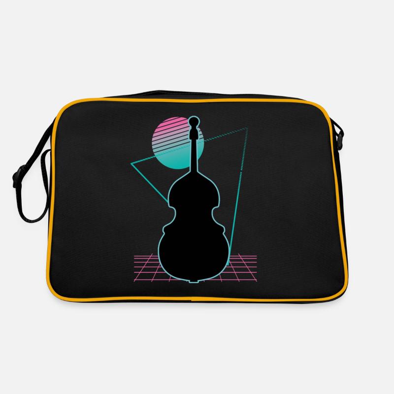 Kontrabass Retro Tasche