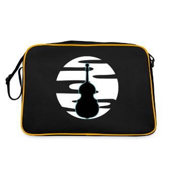 Contrebasse - Sac Retro - noir/or - Dos