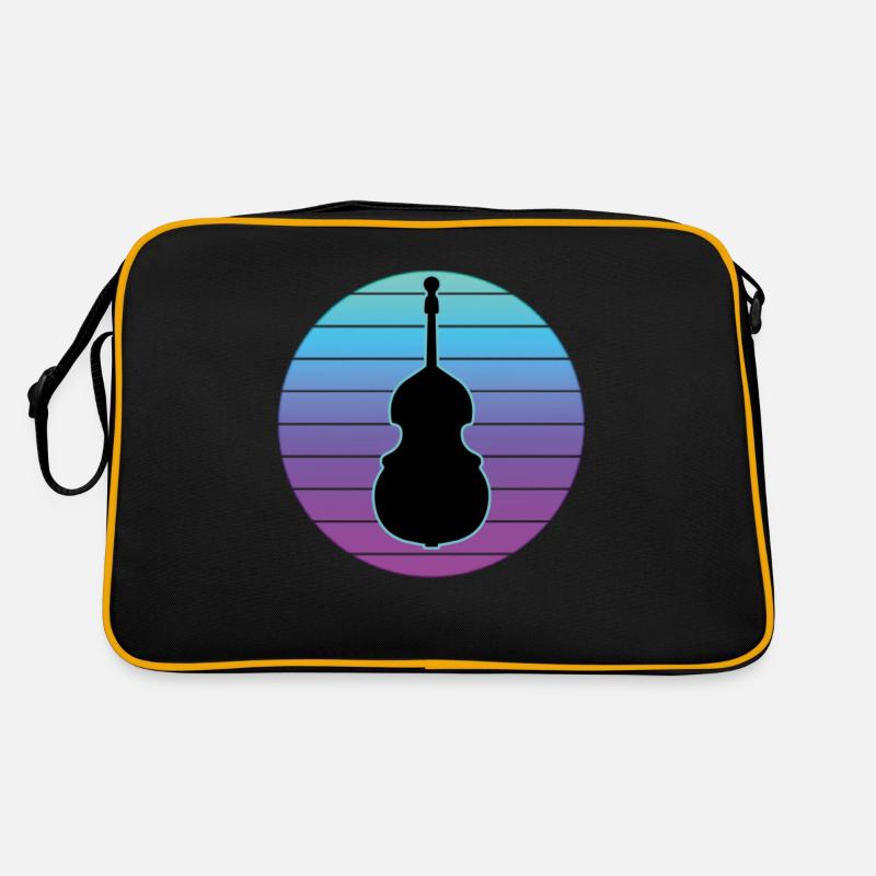 Kontrabass Retro Tasche