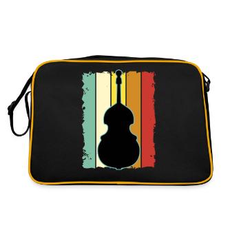 Contrebasse - Sac Retro - noir/or - Dos