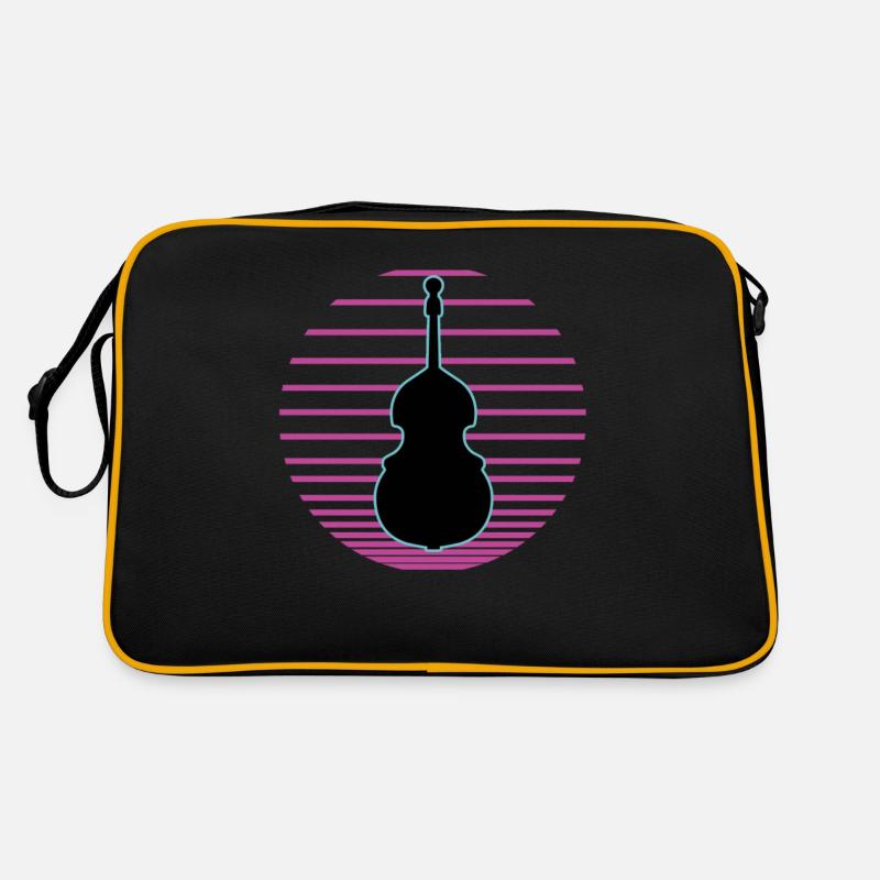 Kontrabass Retro Tasche
