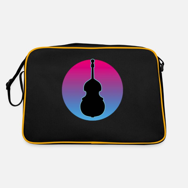 Kontrabass Retro Tasche