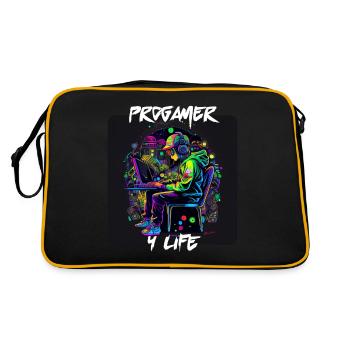 Progamer 4 Life 2 - Retro Bag - black/gold - Back
