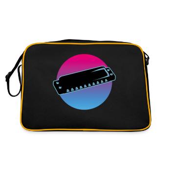 Harmonica - Sac Retro - noir/or - Dos