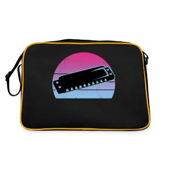 Harmonica - Sac Retro - noir/or - Dos