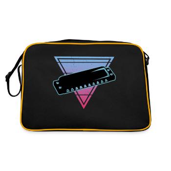 Harmonica - Sac Retro - noir/or - Dos