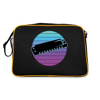 Harmonica - Sac Retro - noir/or - Dos