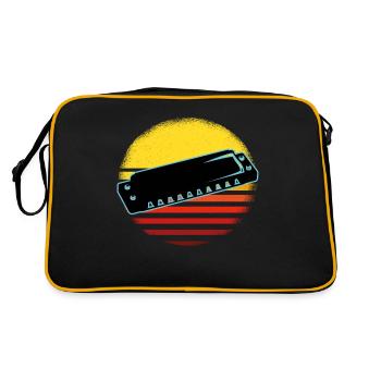 Harmonica - Sac Retro - noir/or - Dos
