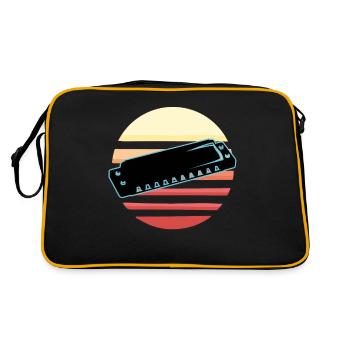 Harmonica - Sac Retro - noir/or - Dos