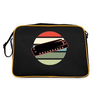 Harmonica - Sac Retro - noir/or - Dos