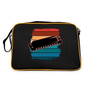 Harmonica - Sac Retro - noir/or - Dos