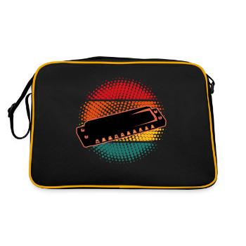 Harmonica - Sac Retro - noir/or - Dos