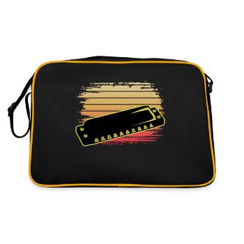 Harmonica - Sac Retro - noir/or - Dos