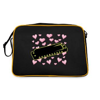 Harmonica - Sac Retro - noir/or - Dos