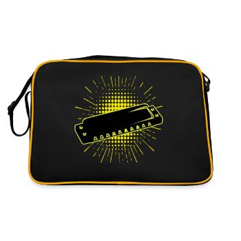 Harmonica - Sac Retro - noir/or - Dos