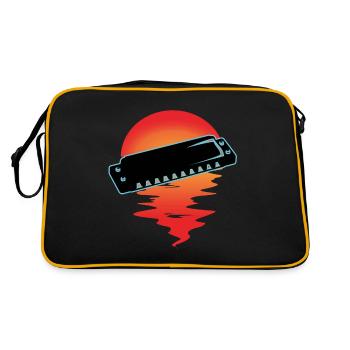 Harmonica - Sac Retro - noir/or - Dos
