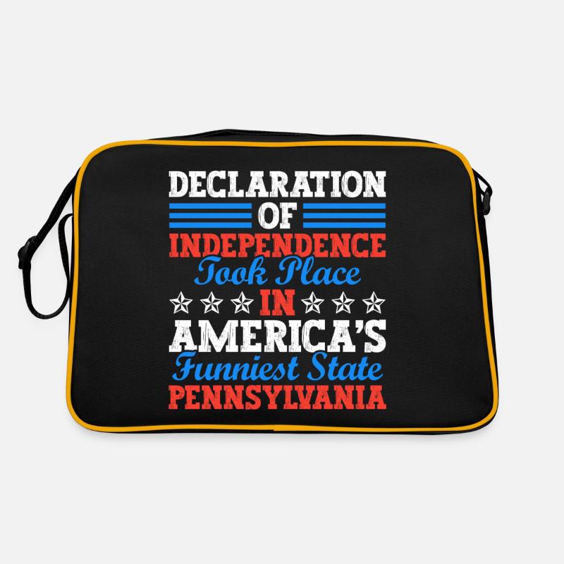 Déclaration d’indépendance en Pennsylvanie 4 juillet Sac Retro