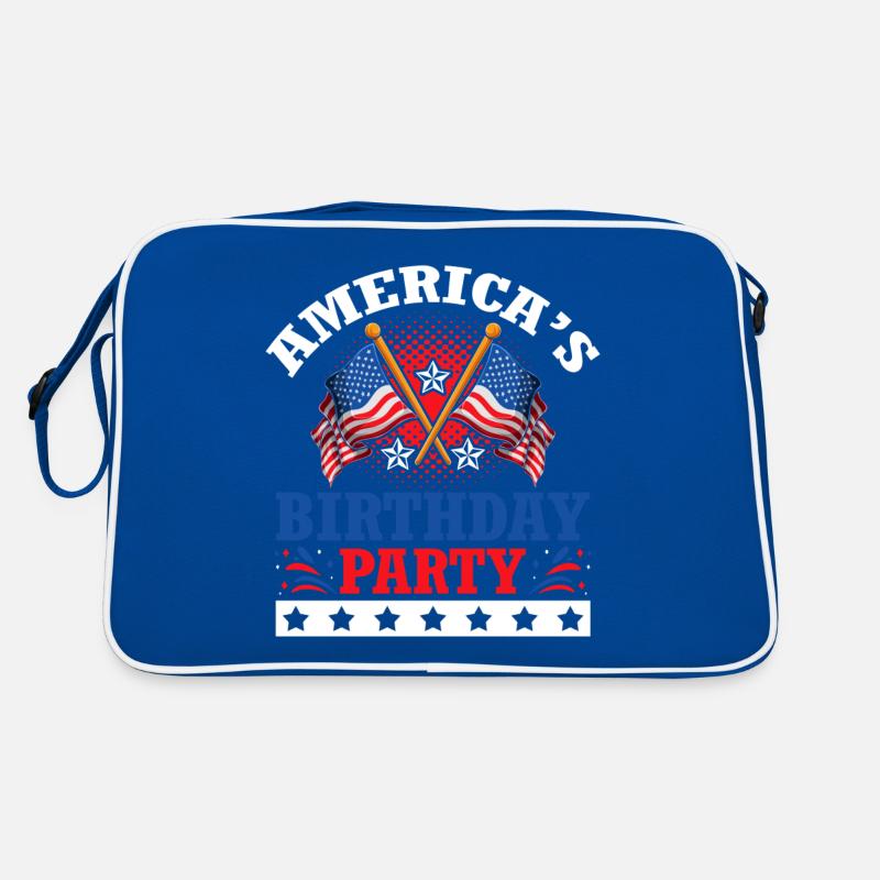 Amerikas Geburtstag Party 4. Juli Retro Tasche