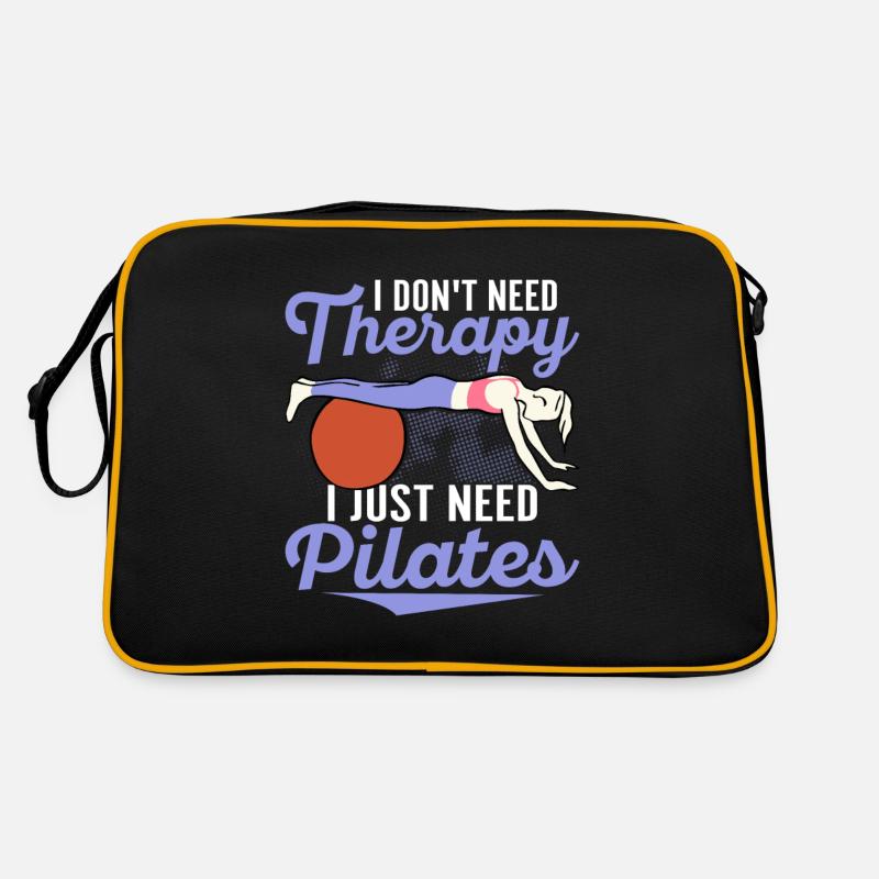 I Don't Need Therapy I Just Need Pilates Exercise Retro Bag
