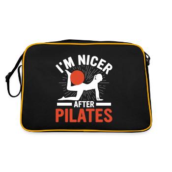 Je suis plus agréable après le Pilates Exercise Fitness - Sac Retro - noir/or - Dos