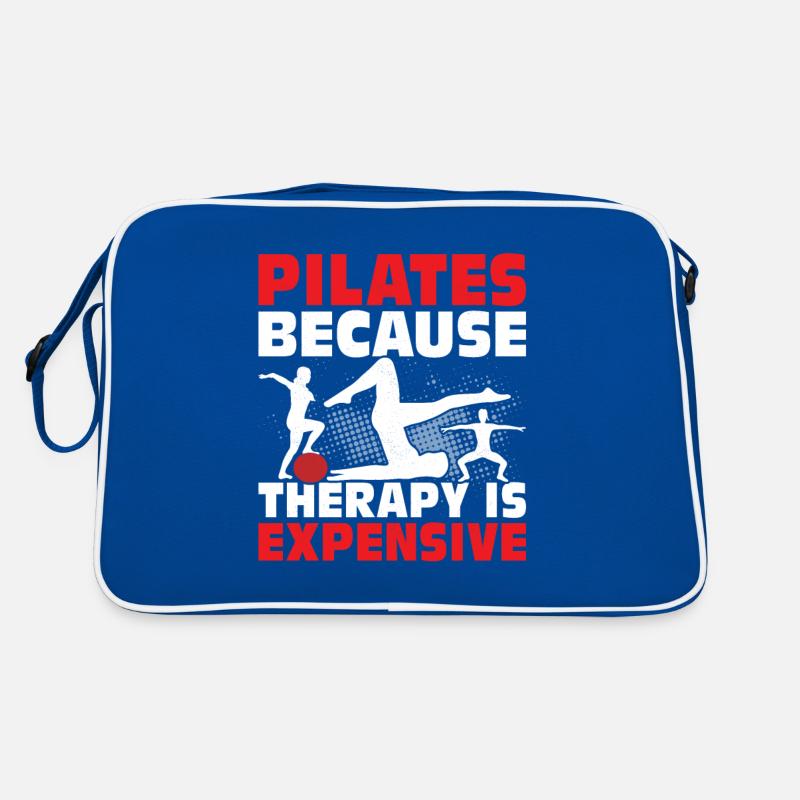 Pilates Because Therapy Is Expensive Exercise Fitn Retro Bag