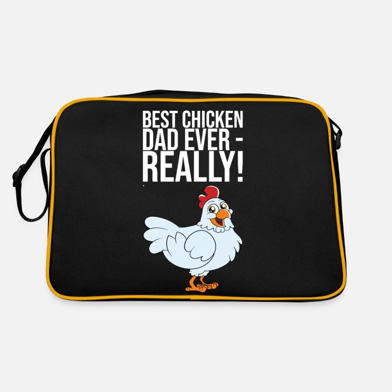Le meilleur papa de poulet de tous les temps Sac Retro