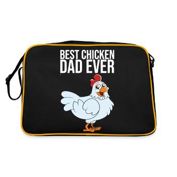 Meilleur père de poulet de tous les temps - Sac Retro - noir/or - Dos