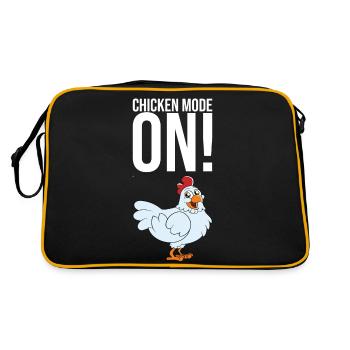 Chicken Mode On - Retro Bag - black/gold - Back