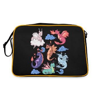 Flight of Dragons Mignon Élémentaire Mythique - Sac Retro - noir/or - Dos