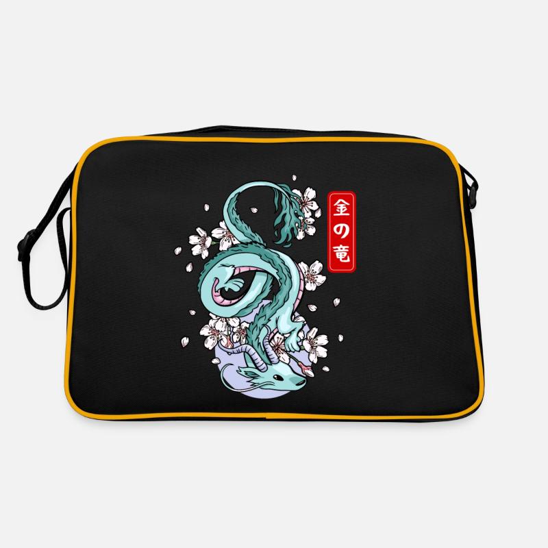 Mythe élémentaire du dragon de la Terre japonais Sac Retro